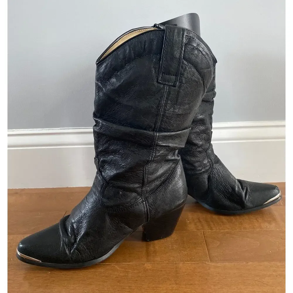 Dingo Women's Dingo Olivia Western Black Boots size 8.5 - Picture 6 of 12